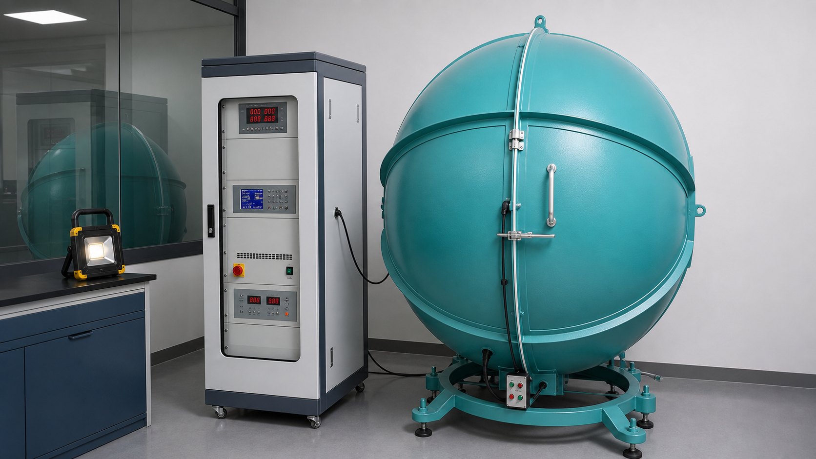 1.5 meter diameter integrating sphere equipment for LED work light testing