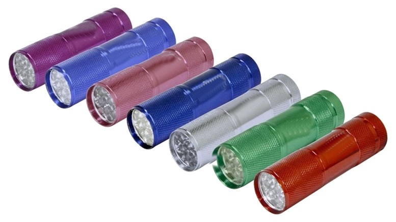 9 LED Aluminium Torch 3