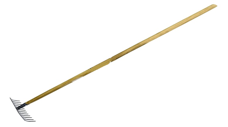 Ash Handle Garden Rake 2