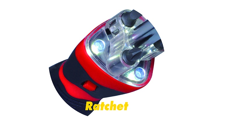 LED Ratchet Bit Driver